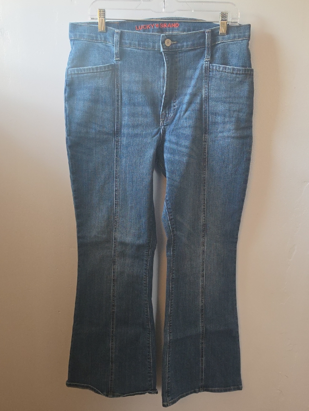 Lucky Brand Women's Blue Denim Flare Jeans